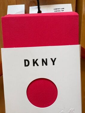 DKNY Fuchsia Opaque Control Top Tights